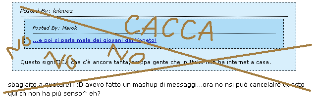 Messaggio cancellato