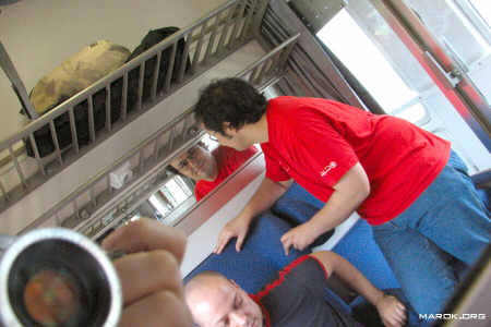 Artista in treno