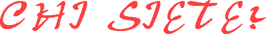 Chi siete?