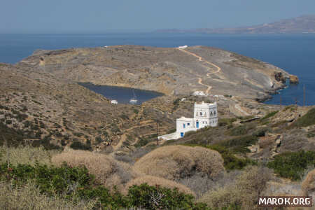 La punta Nord di Sifnos (in un giorno senza vento)