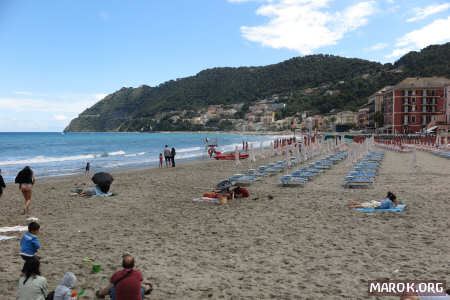 Beach is full of people who care