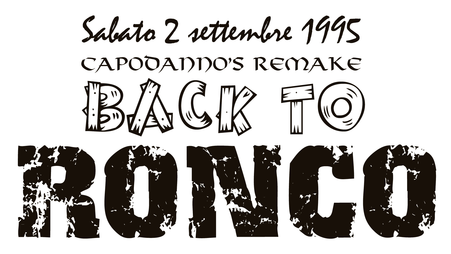 Back to Ronco - Sabato 2/9/1995